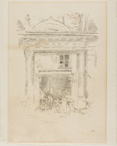 The Whitesmiths, Impasse des Carmélites od James Abbott McNeill Whistler