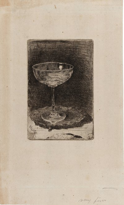 Sklenice na víno od James Abbott McNeill Whistler