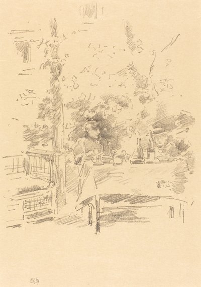 Jeden na jednoho v zahradě od James Abbott McNeill Whistler