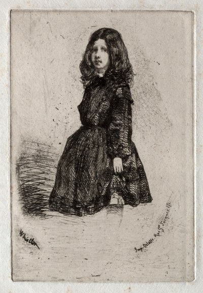 Dvanáct leptů z přírody:  Annie od James McNeill Whistler