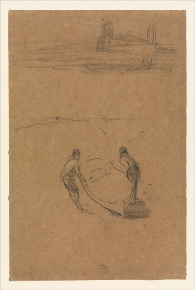 Dva muži a loď od James McNeill Whistler