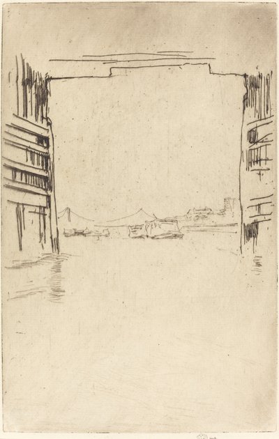 Pod starým mostem Battersea od James Abbott McNeill Whistler