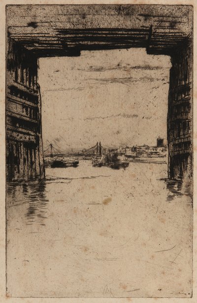 Pod starým mostem Battersea od James Abbott McNeill Whistler