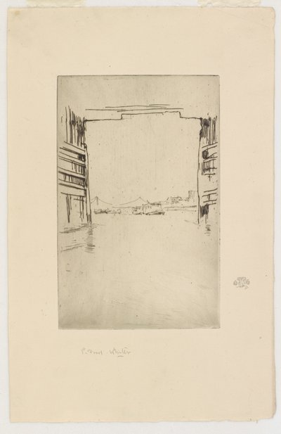 Pod starým mostem Battersea od James Abbott McNeill Whistler