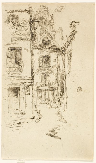 Pod katedrálou, Blois od James Abbott McNeill Whistler