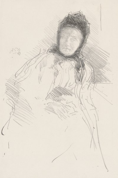 Nedokončená skica lady Hadenové od James Abbott McNeill Whistler