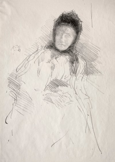 Nedokončená skica lady Hadenové od James McNeill Whistler