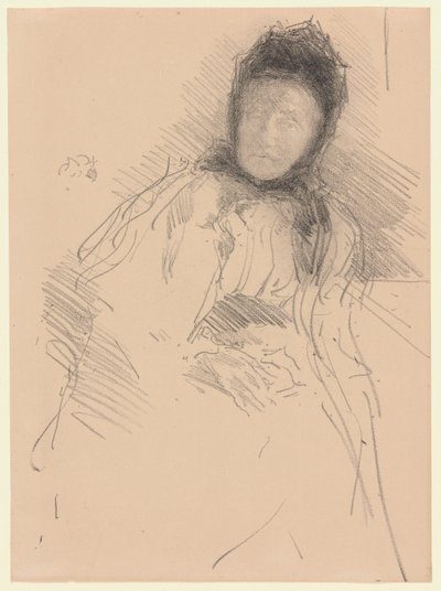 Nedokončená skica lady Hadenové od James McNeill Whistler