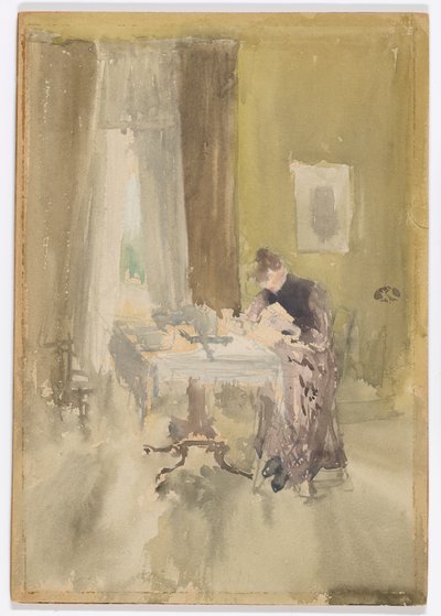 Fialový a jantarový čaj od James Abbott McNeill Whistler