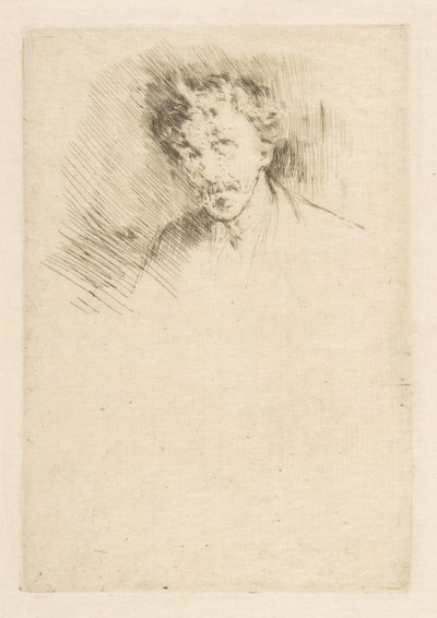 Whistler s bílým pramenem vlasů od James McNeill Whistler