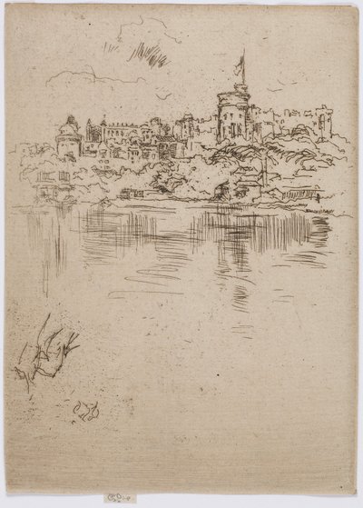 Windsorský zámek od James Abbott McNeill Whistler