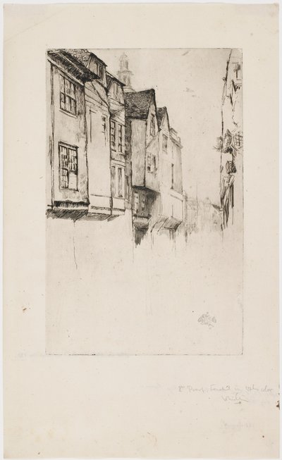 Velká ulice, Londýn od James Abbott McNeill Whistler