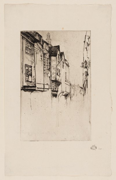 Velká ulice, Londýn od James Abbott McNeill Whistler