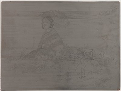 <em>En Plein Soleil</em>. Nezrušená deska z dvanácti leptů z přírody (francouzský set) od James Abbott McNeill Whistler