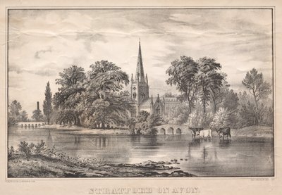 Stratford na Avonu od James Merritt Ives