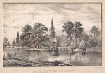 Stratford na Avonu. od James Merritt Ives