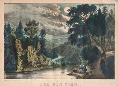 Letní noc od James Merritt Ives
