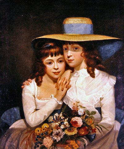 The Leicester Sisters (olej na plátně) od James Northcote