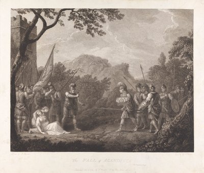 Pád Aganecca, 1783 od James Parker