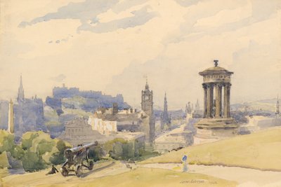 Edinburgh z Calton Hill od James Paterson