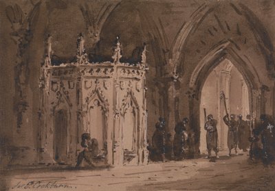 Procesí v kostele od James Pattison Cockburn