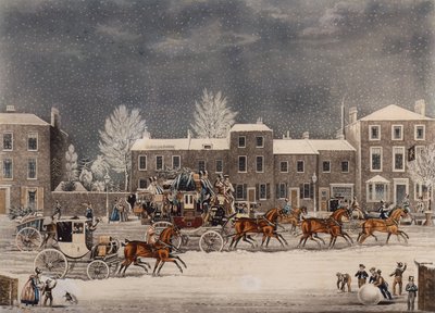 Home for Christmas (barevné rytí) od James Pollard