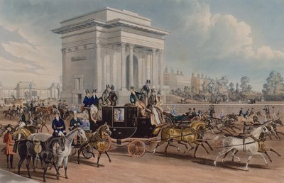 Hyde Park Corner od James Pollard