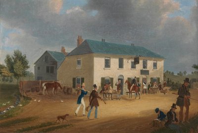 Mimo The Pike and Anchor Inn na End Conders, Middlesex od James Pollard