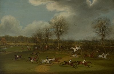 Velká steeplechase St Albans z 8. března 1832, 1832-33 od James Pollard