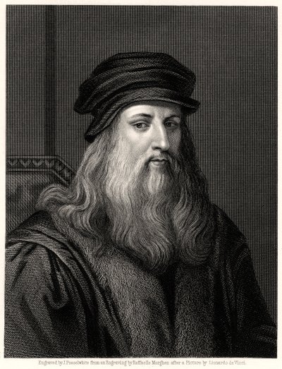Leonardo da Vinci, 19. století od James Posselwhite
