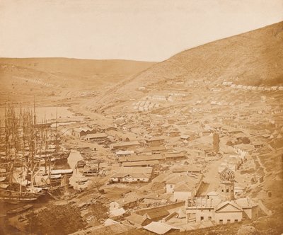 Balaklava při pohledu na sever, 1855 od James Robertson