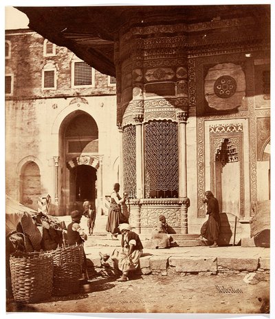 „Císařská brána serailu“ [Istanbul. Fontána Ahmeda III u brány paláce Topkapı] od James Robertson