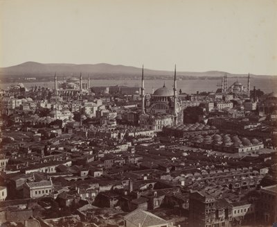 Panorama Konstantinopole, 1857 (foto) od James Robertson