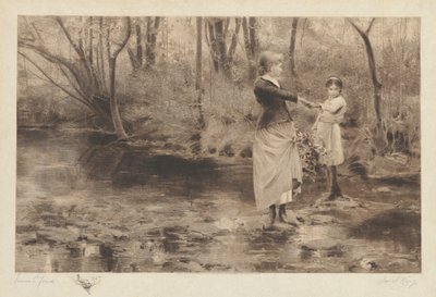 Bez názvu (Crossing A Brook In The Woods) od James S. King