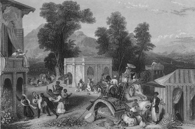 Smrt biskupa Hebera, 1846 od James Sands