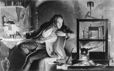 James Watt jako mladý muž, c1769 od James Scott