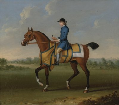 Zátoka s žokejem (olej na plátně) od James Seymour