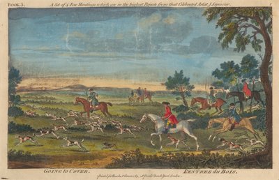 Satz von zwölf: 4 Fuchsjagden. 4 Hirschjagden. 4 Hasenjagden od James Seymour