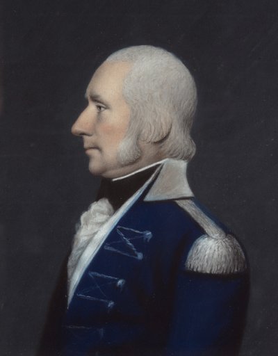 Sir G. Dunbar (pastel na šedém papíře) od James Sharples