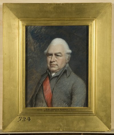 Sir Joseph Banks, anglický přírodovědec od James Sharples