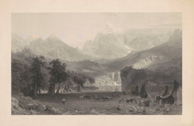 Skalnaté hory od James Smillie, after Albert Bierstadt