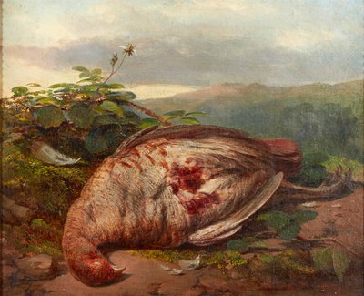 Hra A Still Life of Dead (olej na plátně) od James Sr Hardy