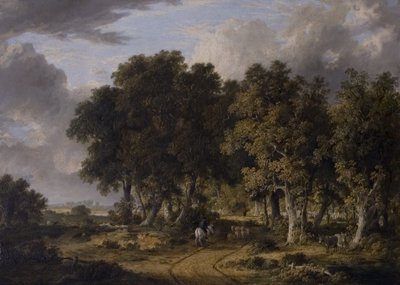 Pohled v New Forest, polovina 19. století od James Stark