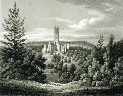 Fonthill Abbey od Beacon od James Storer