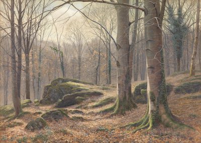 Zimní ráno, tání jinovatky, 1885-1894 od James Thomas Watts