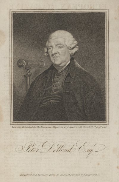 Peter Dollond Esq od James Thomson