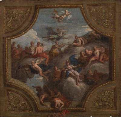 Skica pro stropní dekoraci, 1700 od James Thornhill