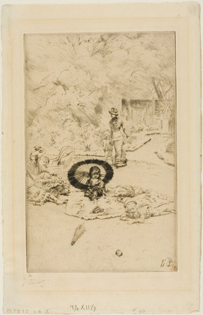 Dětská zahradní slavnost od James Tissot
