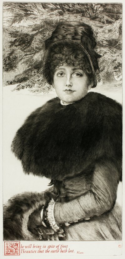 Procházka ve sněhu od James Tissot