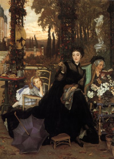 Vdova od James Tissot